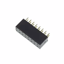 Velleman CC070, Embase à broches, Noir, Droit, Femelle, 2,54 mm, 1 pièce(s)