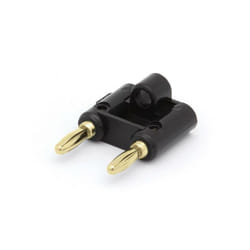 Perel - double fiche banane - noir
