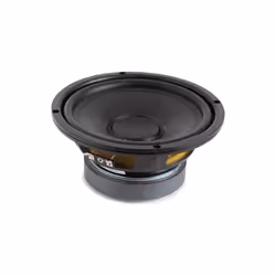 dimensions du woofer : 6,5 bord : caoutchouc bobine vocale : 1.0" puissance max. : 250 W (125 W RMS) impédance : 8 ohms réson ...