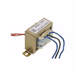 fils rouges: entrée 230VCA / 50Hz fils bleus: sortie tension: 1 x 9V courant: 1 x 500mA puissance max.: 9VA poids: 285g dimen ...