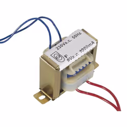 Velleman 109010C, 230 V, 50 Hz, 9 V, 1,2 A, 0,0108 kVA, 60 mm