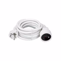 CARACTERISTIQUES : avec protection enfants SPECIFICATIONS : longueur: 3 m couleur: blanc câble: 3G1.5 puissance max.: 3500 W  ...