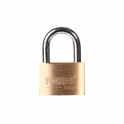 Perel SLK40, Cadenas conventionnel, Verrouillage par clé, Laiton, Acier inoxydable, Acier inoxydable, En forme de U, 3,8 cm
