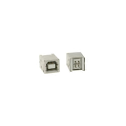 Velleman - usb b femelle, simple connecteur 180°, pour ci