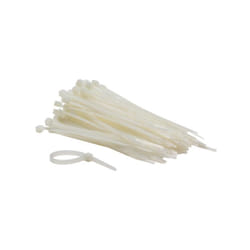 Colliers de serrage en nylon - 4.6 x 120 mm - blanc (100 pcs) Perel ECTW120