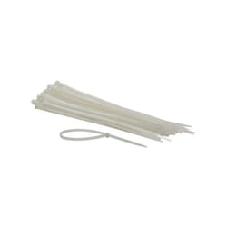Colliers de serrage en nylon - 4.8 x 300 mm - blanc (100 pcs) ECTW300 RI9637