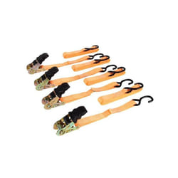 Perel - sangle d'arrimage avec tendeur a cliquet 500 kg - 25 mm x 5 m - 4 pcs ARAT2554 RI8812