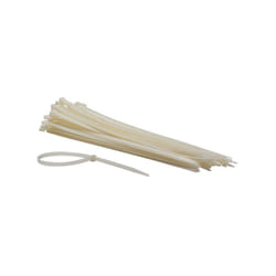 Colliers de serrage en nylon - 7.8 x 400 mm - blanc (100 pcs) Perel ECTW400