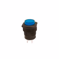 Velleman R1394B/B, Bouton-poussoir, Noir, Bleu, 125 V, 3 A