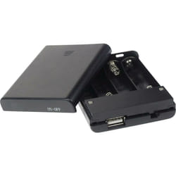 BH341USB Boîte de piles 4x LR6 (aa) (l x l x h) 60 x 20 x 80 mm V40801 - Velleman