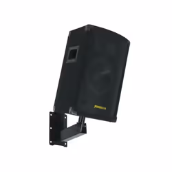 HQ Power Speaker wall bracket, 50 kg, Métal, Noir, 0 - 90°