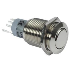 Velleman R1601 commutateur électrique Bouton-poussoir Nickel