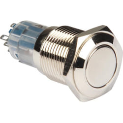 Velleman R1611 commutateur électrique Bouton-poussoir Nickel