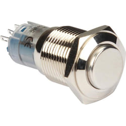 Velleman R1710 commutateur électrique Bouton-poussoir Nickel