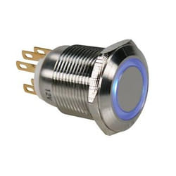 Velleman R1900B commutateur électrique Bouton-poussoir Gris
