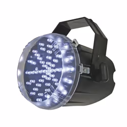 HQ Power White LED strobe 60 LEDs, Noir, 60 lampe(s), 12 V, 332 g, 125 x 125 x 160 mm