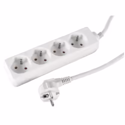 Perel EB4N, 1,5 m, Intérieure, Type E, Type E, IP20, Polypropylène (PP)