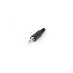 Velleman - jack male 3.5mm mono plastique noir CA110H RI848