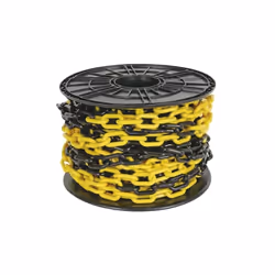 CARACTERISTIQUES : plastique jaune/noir SPECIFICATIONS : dimensions: Ø 8mm x 25m