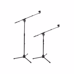 HQ Power Professional microphone stand trépied 3 pieds Noir