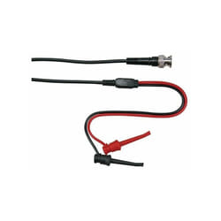 Cable Coaxial 1m - Bnc Male + 2 Grip-test Miniatures