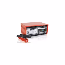 Un chargeur pour batterie de voiture 12 V 6 Amp légeret rapide. Equipé d'une protection contre les surcharges, d'un ampèremèt ...