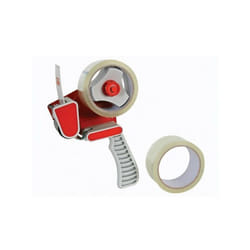 Perel - support pour ruban 2 rubans adhesifs d'emballage - 50 mm x 50 m DTDIS2T RI9047