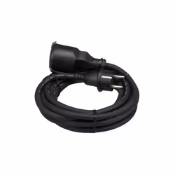 CARACTERISTIQUES : avec protection enfants SPECIFICATIONS : longueur: 5 m matériel: caoutchouc couleur: noir câble: H05RR-F 3 ...