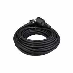 CARACTERISTIQUES : avec protection enfants SPECIFICATIONS : longueur: 25 m matériel: caoutchouc couleur: noir câble: H05RR-F  ...