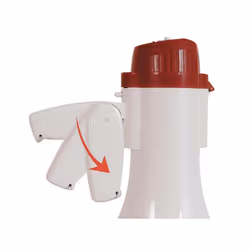 Velleman MP10SR mégaphone Intérieur & extérieur 10 W Rouge, Blanc