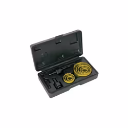 CARACTERISTIQUES : pour bois profondeur de coupe maximale: 25mm SPECIFICATIONS : contenu: 8 scies cloche: 3/4" (19mm) 7/8" (2 ...