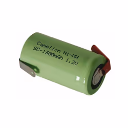 système: Ni-MH tension nom.: 1.2V capacité typ.: 1.3Ah IEC: - autres: - dimensions: Ø22.2 x 42.7mm emballage: en vrac remarqu ...