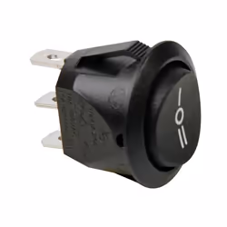 Velleman R13245C, Interrupteur à balancier, 3P, Noir, 250 V, 10 A, -35 - 85 °C
