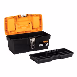 Perel OM13M boite à outils Noir, Jaune