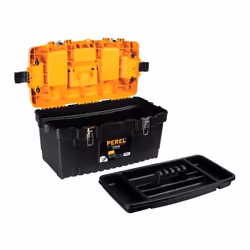 Perel OM22M boite à outils Noir, Jaune