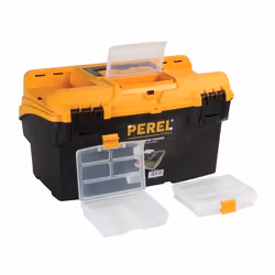 Perel OMC17 boite à outils Boîte à outils Noir, Jaune