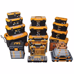 Perel OMR7 boite à outils Noir, Jaune