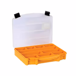 Perel OMR10 boite à outils Blanc, Jaune