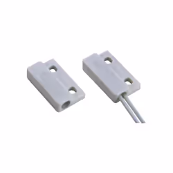 montage en surface • interrupteur reed Oki couleur: blanc • contact: boucle fermée, normalement fermé • écartement: 15mm • lo ...