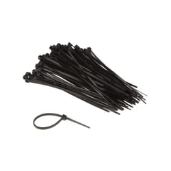 Colliers de serrage en nylon - 2.5 x 100 mm - noir (100 pcs) electricity ECTB100