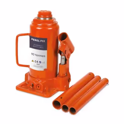 Perel Cric bouteille hydraulique, pour voiture, camion, camionnette, 10 tonnes, acier, orange Ce cric est idéal pour soulever ...