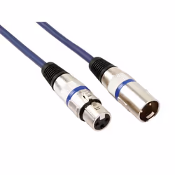 HQ Power Professional DMX 5m, XLR (3-pin), Mâle, XLR (3-pin), Femelle, 5 m, Noir