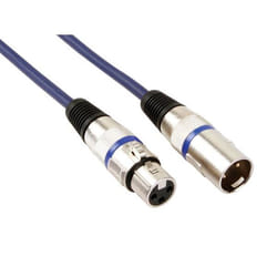HQ Power Professional DMX 5m câble audio XLR (3-pin) Noir