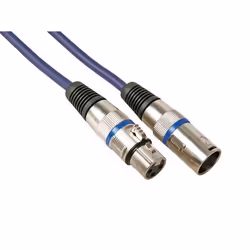HQ Power Professional DMX 10m, XLR (3-pin), Mâle, XLR (3-pin), Femelle, 10 m, Noir