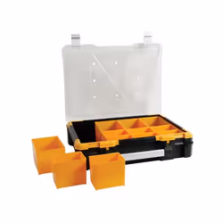 Perel OSC19 boite à outils Aluminium Noir, Jaune