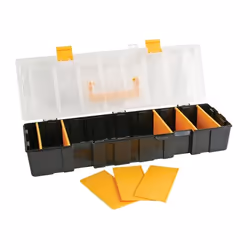 Perel OSB18 boite à outils Plastique Noir, Blanc