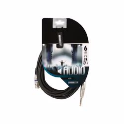 HQ Power PAC111 câble audio 6 m XLR (3-pin) 6,35 mm Noir