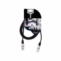 HQ Power PAC121 câble audio 3 m XLR (3-pin) Noir