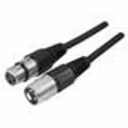 Câble XLR - Marque - Male/Femelle - 10m - Noir