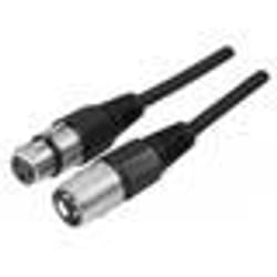 Câble XLR - Marque - Male/Femelle - 10m - Noir